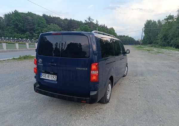 Toyota ProAce cena 64500 przebieg: 170082, rok produkcji 2018 z Knurów małe 301